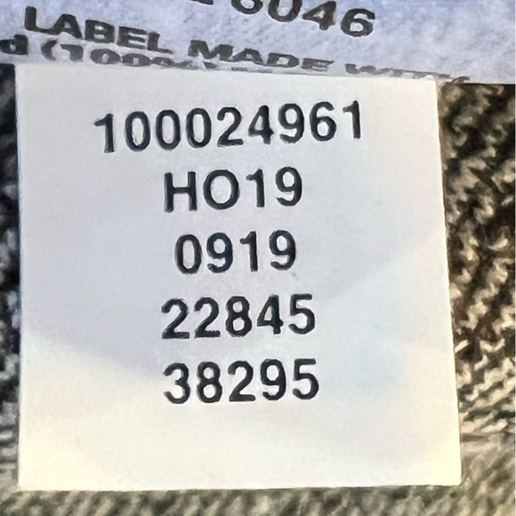 Maison Jules Dress Size Large Black White Print Fit & Flare Short Sleeve - Picture 16 of 16